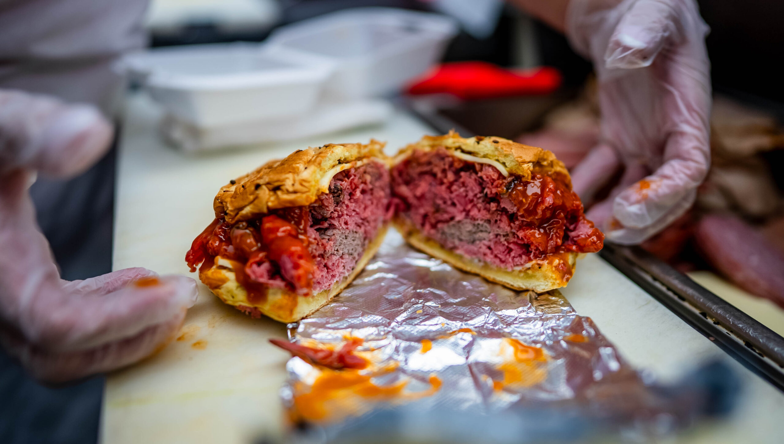 The deli counter